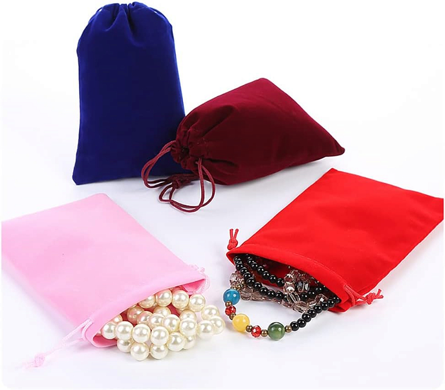 Мешочки замшевые № 1-4