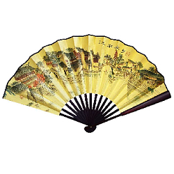 Веер 33х60см с рисунком, №10